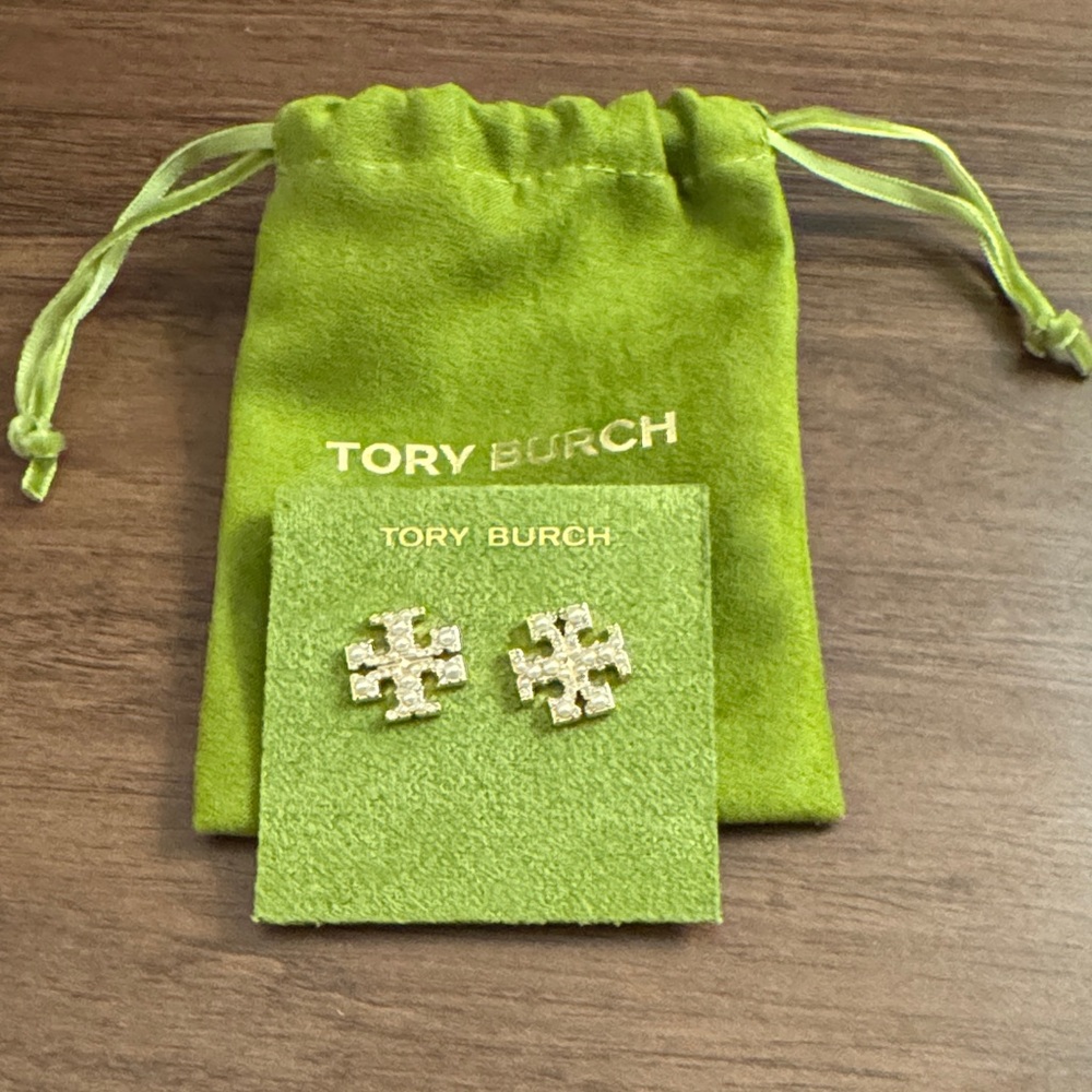 Tory Burch Gold Stud Earrings
